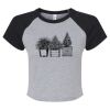 Women's Micro Rib Raglan Baby Tee Thumbnail