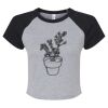 Women's Micro Rib Raglan Baby Tee Thumbnail