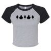 Women's Micro Rib Raglan Baby Tee Thumbnail