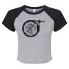 Women's Micro Rib Raglan Baby Tee Thumbnail