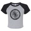 Women's Micro Rib Raglan Baby Tee Thumbnail