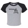 Women's Micro Rib Raglan Baby Tee Thumbnail