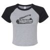 Women's Micro Rib Raglan Baby Tee Thumbnail