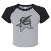 Women's Micro Rib Raglan Baby Tee Thumbnail