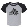 Women's Micro Rib Raglan Baby Tee Thumbnail