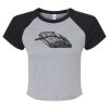 Women's Micro Rib Raglan Baby Tee Thumbnail