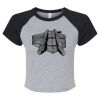 Women's Micro Rib Raglan Baby Tee Thumbnail