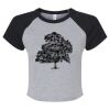 Women's Micro Rib Raglan Baby Tee Thumbnail