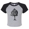 Women's Micro Rib Raglan Baby Tee Thumbnail