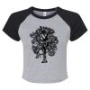 Women's Micro Rib Raglan Baby Tee Thumbnail