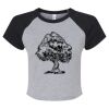 Women's Micro Rib Raglan Baby Tee Thumbnail