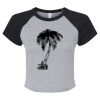 Women's Micro Rib Raglan Baby Tee Thumbnail
