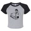 Women's Micro Rib Raglan Baby Tee Thumbnail