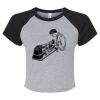 Women's Micro Rib Raglan Baby Tee Thumbnail