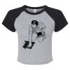 Women's Micro Rib Raglan Baby Tee Thumbnail