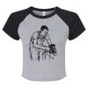 Women's Micro Rib Raglan Baby Tee Thumbnail