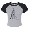 Women's Micro Rib Raglan Baby Tee Thumbnail