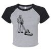 Women's Micro Rib Raglan Baby Tee Thumbnail