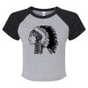 Women's Micro Rib Raglan Baby Tee Thumbnail