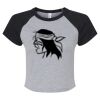 Women's Micro Rib Raglan Baby Tee Thumbnail