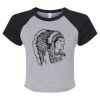 Women's Micro Rib Raglan Baby Tee Thumbnail