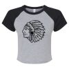 Women's Micro Rib Raglan Baby Tee Thumbnail