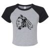 Women's Micro Rib Raglan Baby Tee Thumbnail