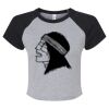 Women's Micro Rib Raglan Baby Tee Thumbnail