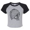 Women's Micro Rib Raglan Baby Tee Thumbnail