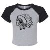 Women's Micro Rib Raglan Baby Tee Thumbnail