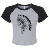 Women's Micro Rib Raglan Baby Tee Thumbnail
