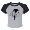 Women's Micro Rib Raglan Baby Tee Thumbnail
