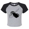 Women's Micro Rib Raglan Baby Tee Thumbnail