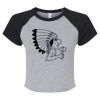 Women's Micro Rib Raglan Baby Tee Thumbnail