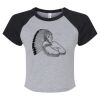 Women's Micro Rib Raglan Baby Tee Thumbnail