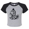 Women's Micro Rib Raglan Baby Tee Thumbnail
