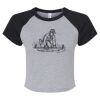 Women's Micro Rib Raglan Baby Tee Thumbnail