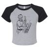 Women's Micro Rib Raglan Baby Tee Thumbnail