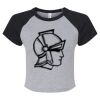 Women's Micro Rib Raglan Baby Tee Thumbnail
