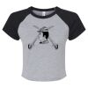 Women's Micro Rib Raglan Baby Tee Thumbnail