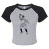 Women's Micro Rib Raglan Baby Tee Thumbnail