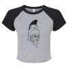 Women's Micro Rib Raglan Baby Tee Thumbnail