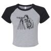 Women's Micro Rib Raglan Baby Tee Thumbnail