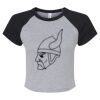 Women's Micro Rib Raglan Baby Tee Thumbnail