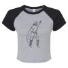 Women's Micro Rib Raglan Baby Tee Thumbnail