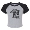 Women's Micro Rib Raglan Baby Tee Thumbnail