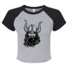 Women's Micro Rib Raglan Baby Tee Thumbnail
