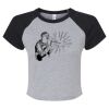 Women's Micro Rib Raglan Baby Tee Thumbnail