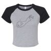 Women's Micro Rib Raglan Baby Tee Thumbnail