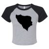 Women's Micro Rib Raglan Baby Tee Thumbnail